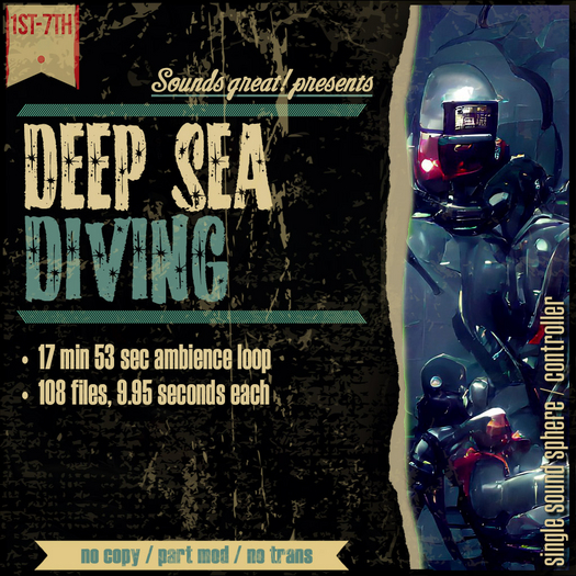 Sounds Great! Single Controller - Deep Sea Diving