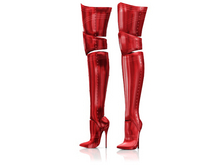 Garbaggio // Diana Boots - Red