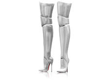Garbaggio // Diana Boots - White
