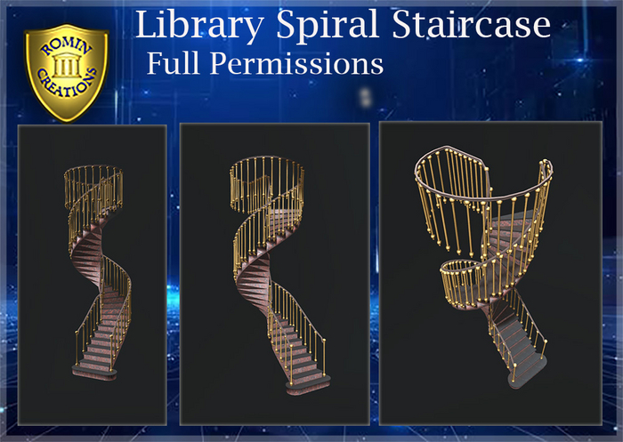 library stair case