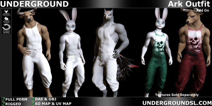 (UG) - Ark Outfit Furry Add On