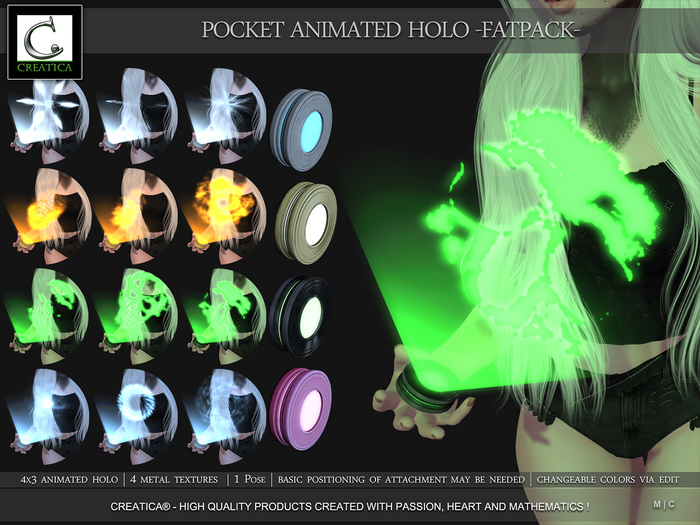 Pocket Animated Holo -FatPack by CREATiCA