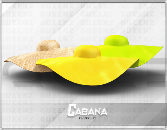 .Q. Cabana Floppy Hat  -FATPACK-