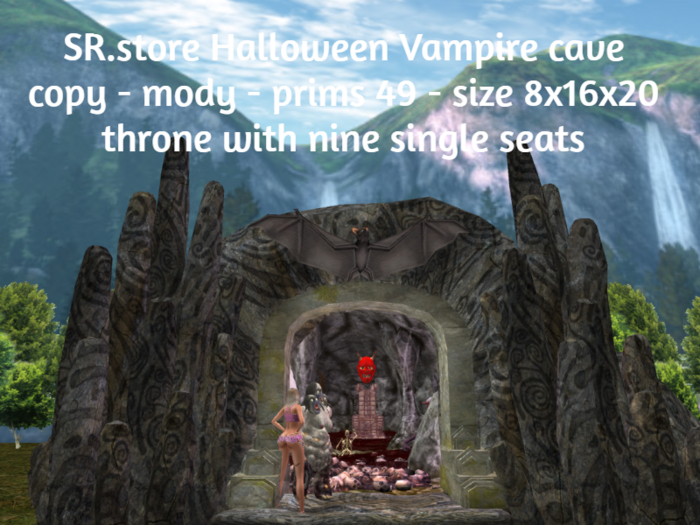 SR.store Halloween Vampire cave