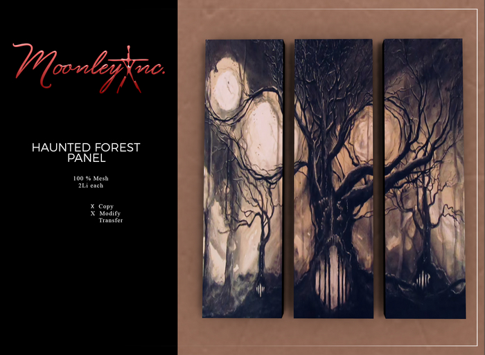 Moonley Inc. - Haunted Forest Panel