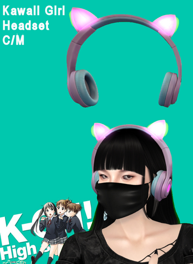 KO-H Kawaii Girl Headset