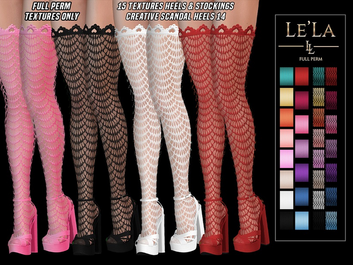 CREATIVE SCANDAL. HEELS 14 T.Pack 3