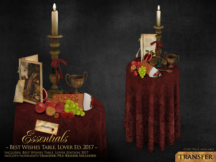 ~Libertine~ Best Wishes Table, Lover Ed. 2017 TRANSFER