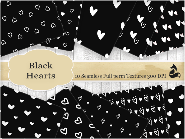 FF Black Heart Seamless Textures