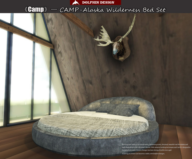 [Dolphin Design]CAMP-Alaska Wilderness Bed Set