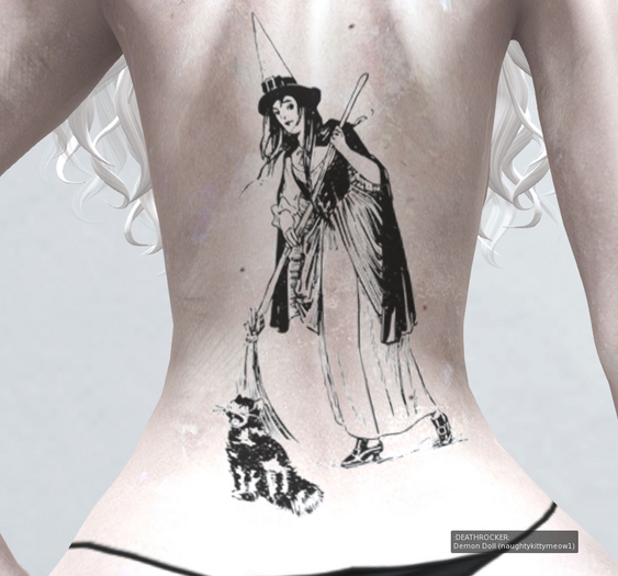 *CURSED ASYLUM* WITCH bom bake on mesh classic avatar tattoo