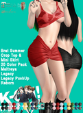 KO-H Brat Summer Skirt and Top ColorPack