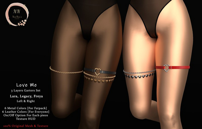 NaaNaa's Love Me Garters Fatpack