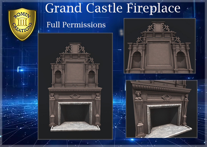 Grand Castle Fireplace