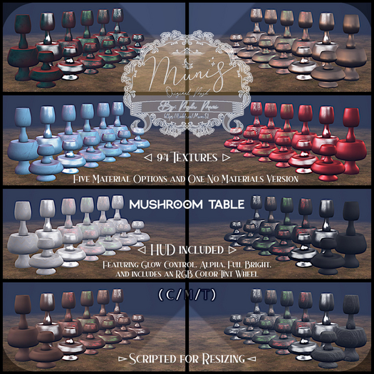 [Muni's] Mushroom Table - FULLPACK
