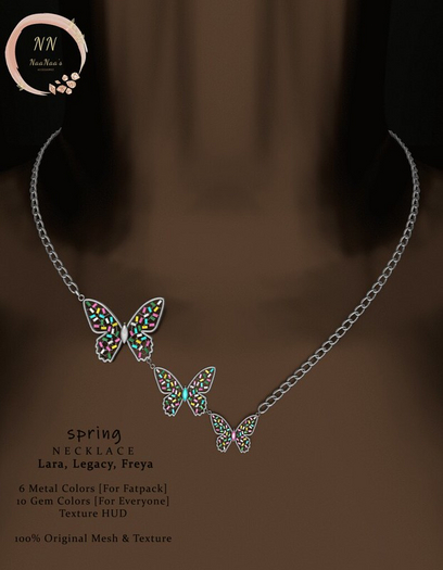 NaaNaa's Spring Necklace Black