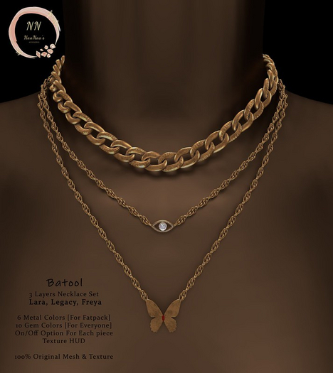 NaaNaa's Batool Necklace Set Gold