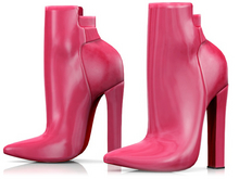 Garbaggio // Jaquelyn Boots - Fuchsia