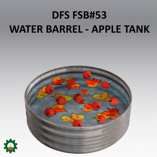 DFS FSB#53 - WATER BARREL - APPLE TANK (TEXTURE)