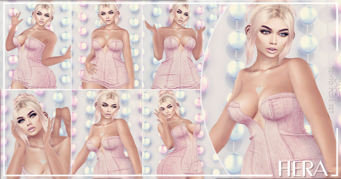 HERA - Candy Bento Pose Set.