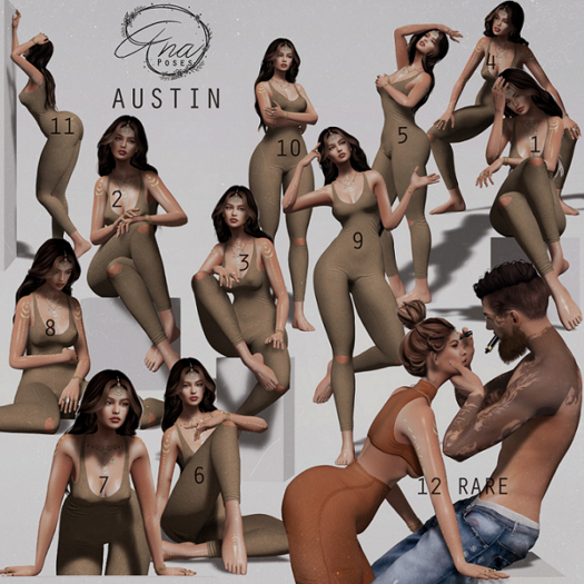12.. Ana Poses - Austin RARE