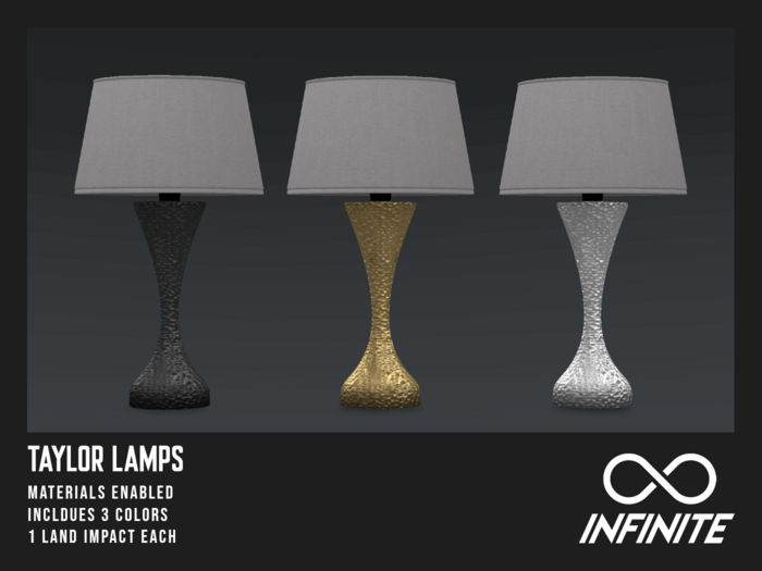 Second Life Marketplace Infinite Taylor Lamps