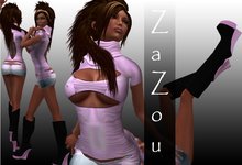  ZaZou Sunshine Heaven Complete Outfit & Boots(HUD) 1