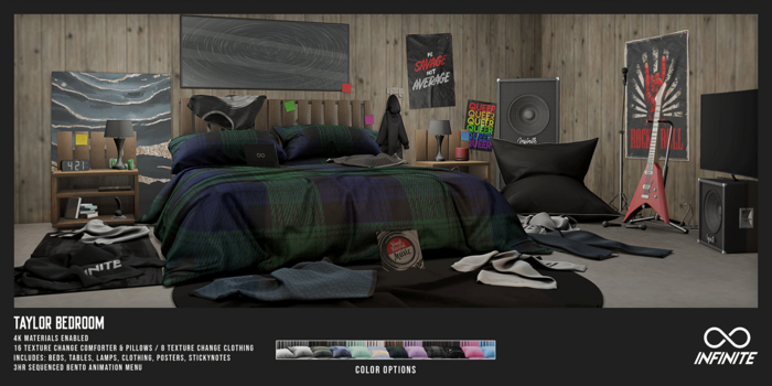 Infinite - Taylor Bedroom (PG) FATPACK