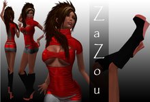 ZaZou Sunshine Heaven Complete Outfit & Boots(HUD) 2