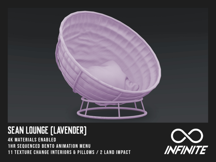 Infinite - Sean Lounge (PG) *Lavender