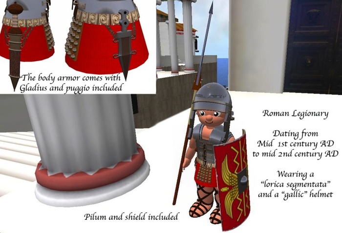 Tiny ioumane Roman legionnary 1st AD