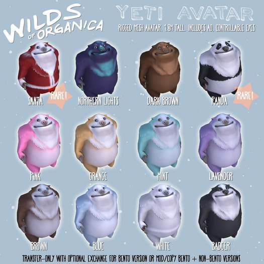 [ WoO ] Yeti Avatar (NON-BENTO)(ORANGE)(T) 