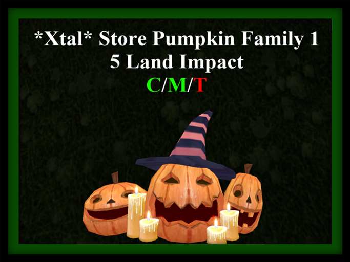 *Xtal* Store Pumpkin Family 1