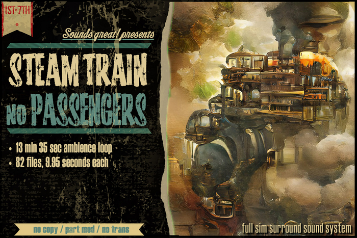 Sounds Great! Ambient System - Steam Train no Passengers