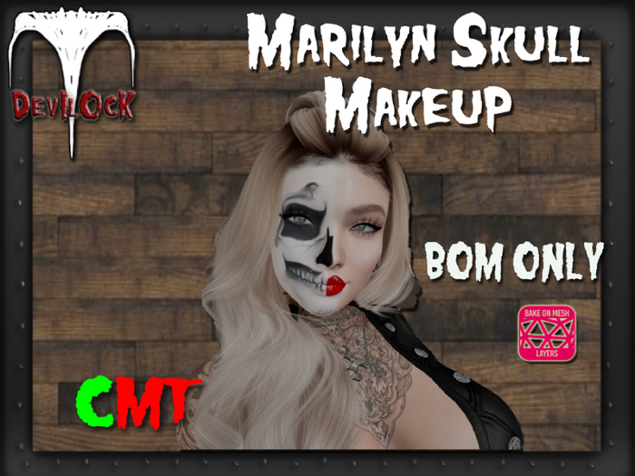 DEVILOCK - Marilyn Skull Makeup - BOM (ADD TO UNPACK)