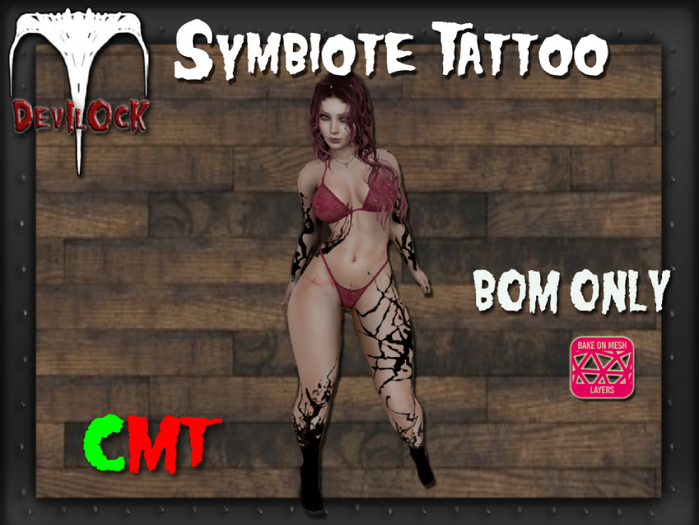 DEVILOCK - Symbiote Tattoo BOM  - (ADD TO UNPACK)