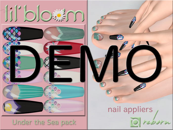 {LB} eBODY - REBORN nail HUD::DEMO In the Ocean