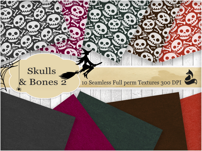 FF Skulls & Bones Seamless Textures 2 