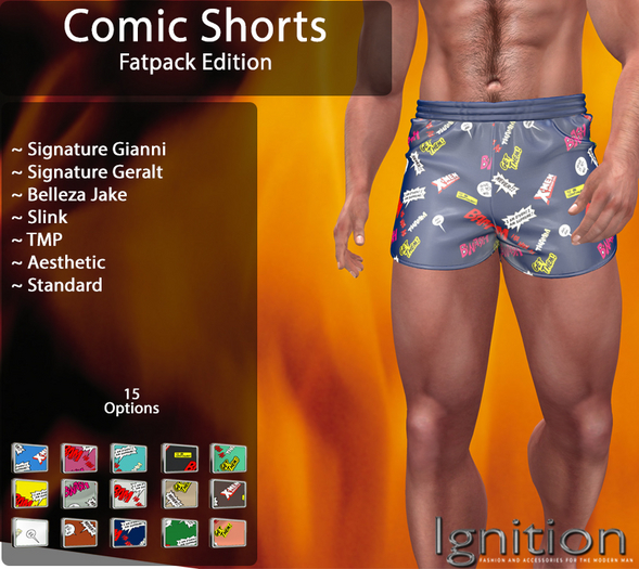 Ignition Comic Shorts Fatpack