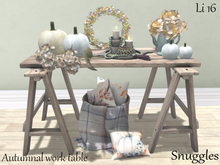 Autumnal work table By Snuggles 