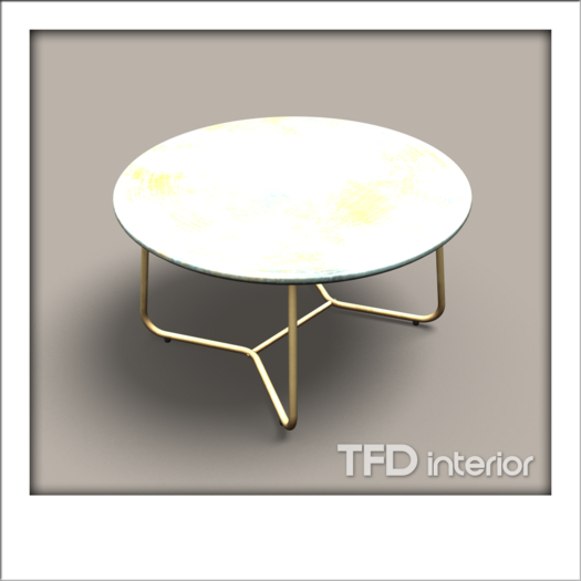 [TFD] interior - Luff SideTable (Gold Copper)