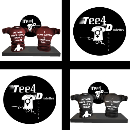 Tee4D (Male) My WIfe Says FATPACK 
