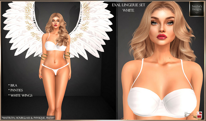 SAS - Exal White Lingerie (MB)  