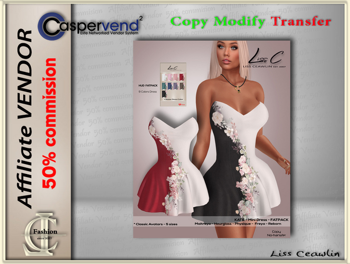 LC Affiliate Vendor - Kate Dress [10 vendors]