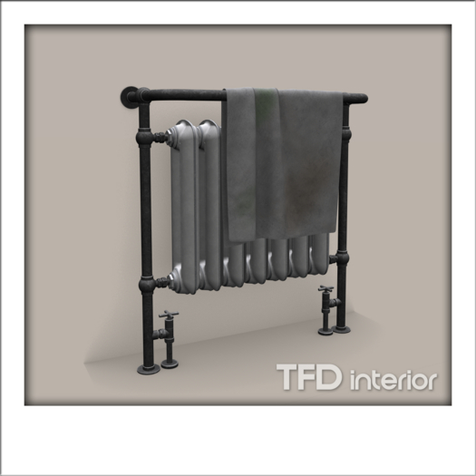 [TFD] interior - Old Radiator with Towel (Painted)
