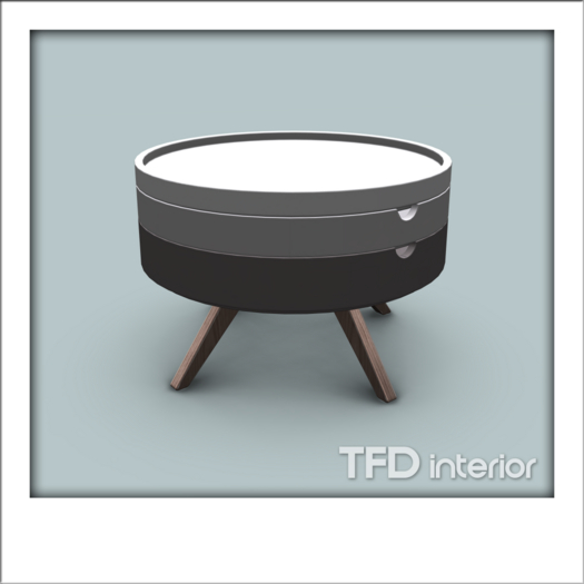 [TFD] interior - Sidetable Iris (gray)
