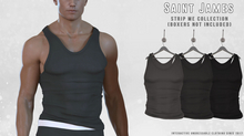 Saint James - Liam Tank - Black 3 Pack - Strip Me Interactive - MALE - Legacy, Jake, Gianni, Slink 