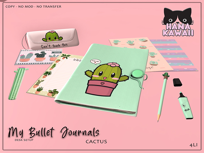 :Hana Kawaii: My Bullet Journals Cactus 