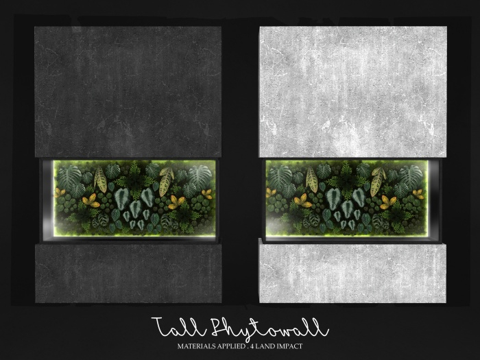 Architect. Tall Phytowall (black)