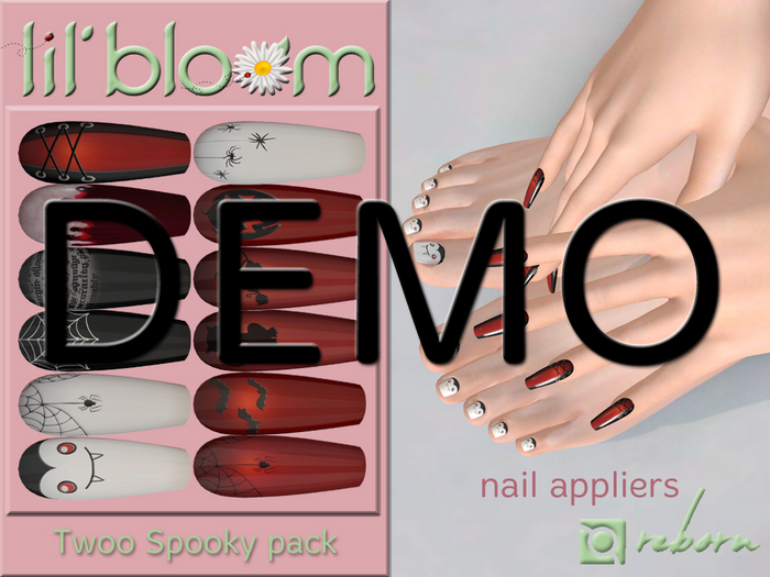{LB} eBODY - REBORN nail HUD::DEMO Twoo Spooky